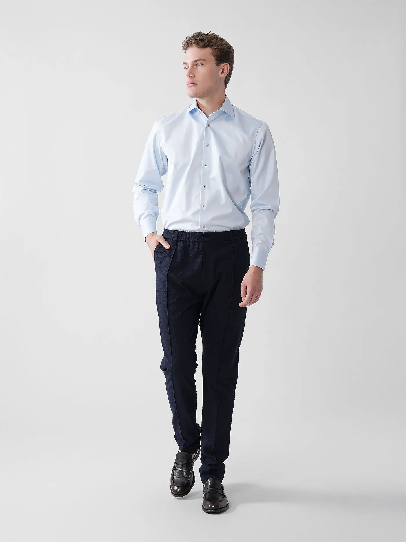 STENSTRÖMS | Hemd Regular Fit | hellblau